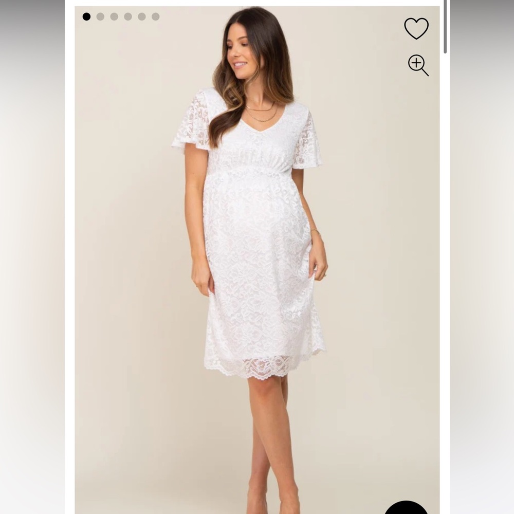 Pinkblush knee length lace dress